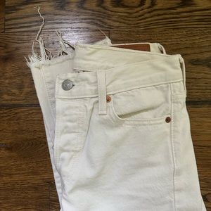 Levi’s Frayed Hem Jeans